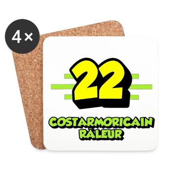 Complaining Costarmorican - Coasters (set of 4) - white - Front