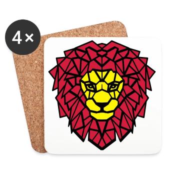 Loewe big cat - Coasters (set of 4) - white - Front