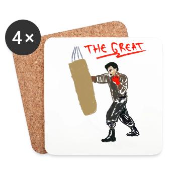 The great boxing - Untersetzer (4er-Set) - Weiß - Vorne