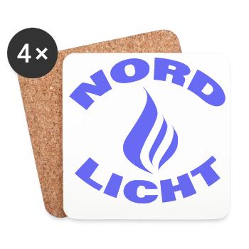 NORDLICHT - Untersetzer (4er-Set) - Weiß - Vorne
