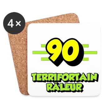 Complaining Terrifortain - Coasters (set of 4) - white - Front