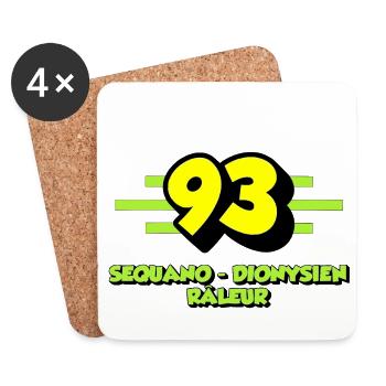 Complaining Dionysian Sequano - Coasters (set of 4) - white - Front