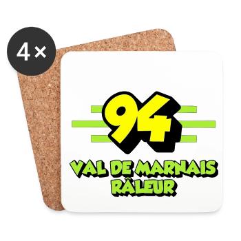 Complaining Val de Marnais - Coasters (set of 4) - white - Front