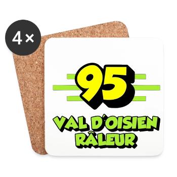 Val d'oisien grumbler - Untersetzer (4er-Set) - Weiß - Vorne