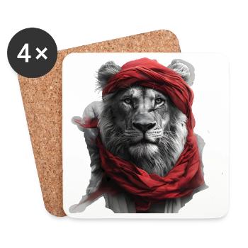 Desert King - Coasters (set of 4) - white - Front
