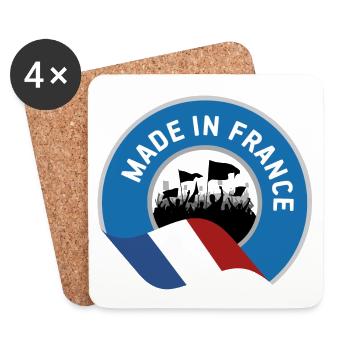 Made in France - Coasters (set of 4) - white - Front
