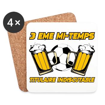 3rd Half - Coasters (set of 4) - white - Front