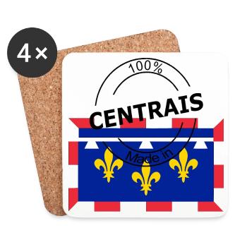 Centrais - Dessous de verre (lot de 4) - blanc - Devant