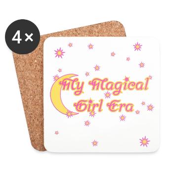 My Magical Girl Era - Coasters (set of 4) - white - Front