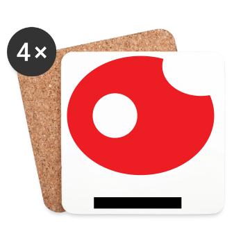 26 Kunst - Untersetzer (4er-Set) - Weiß - Vorne