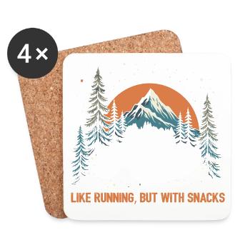 Ultra Running - Coasters (set of 4) - white - Front