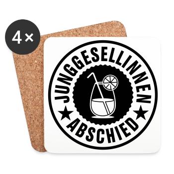 Hen Party Cocktail - Coasters (set of 4) - white - Front