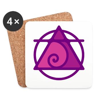 AIR ELEMENT - Coasters (set of 4) - white - Front