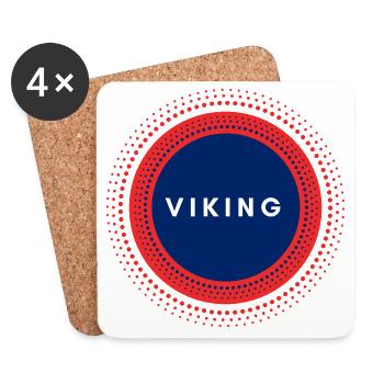 Viking - Coasters (set of 4) - white - Front