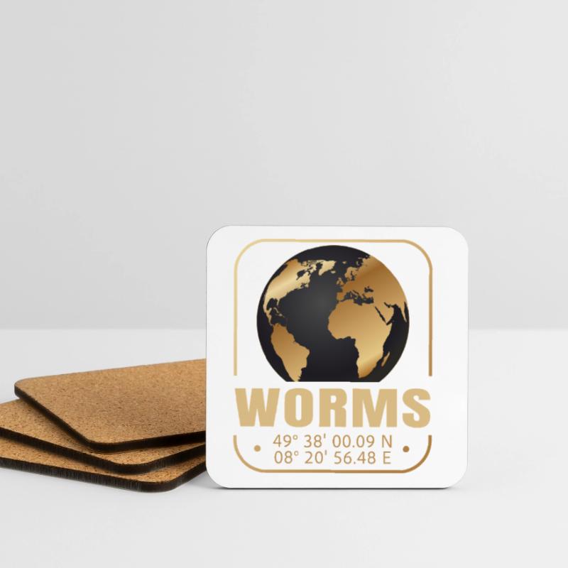 Worms Untersetzer (4er-Set)