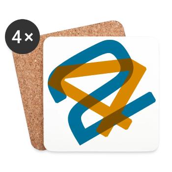 42 - The Answer to Everything - Coasters (set of 4) - white - Front