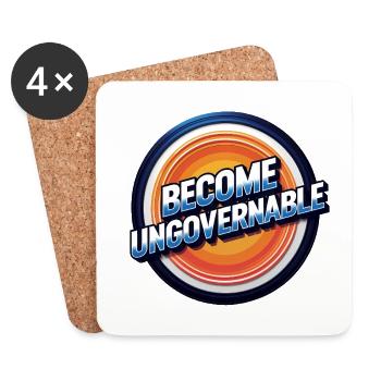 Become Ungovernable - Untersetzer (4er-Set) - Weiß - Vorne