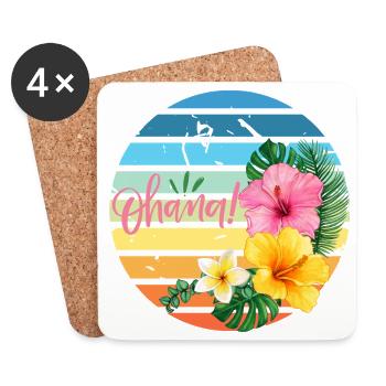 Ohana - Untersetzer (4er-Set) - Weiß - Vorne