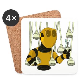 ILLUMINATING - Coasters (set of 4) - white - Front