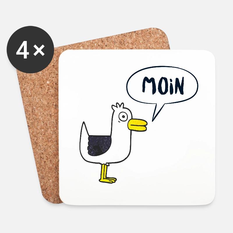 MOIN - Untersetzer (4er-Set) - Weiß