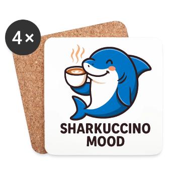 Dolphin Smile Cafe Kinder - Untersetzer (4er-Set) - Weiß - Vorne