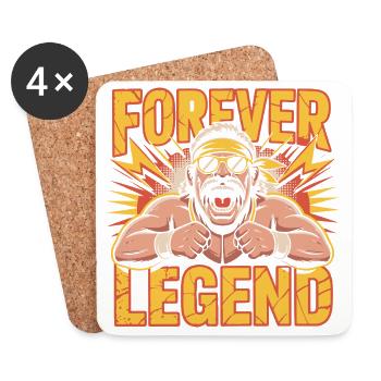 Forever Legend - Coasters (set of 4) - white - Front