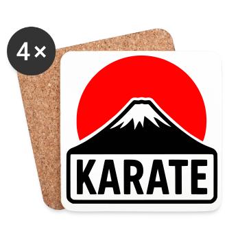 Fuji-San - Coasters (set of 4) - white - Front