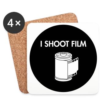 I Shoot Film - Coasters (set of 4) - white - Front