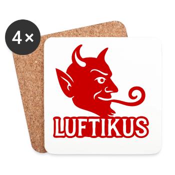 Luftikus - Coasters (set of 4) - white - Front