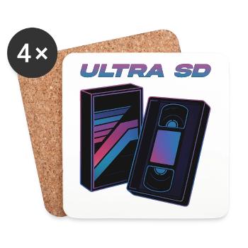 Ultra SD - Coasters (set of 4) - white - Front