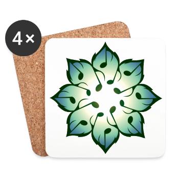 Musical Roots - Coasters (set of 4) - white - Front