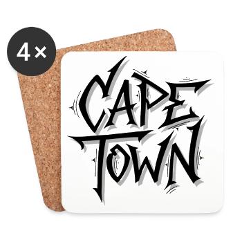 Cape Town - Untersetzer (4er-Set) - Weiß - Vorne