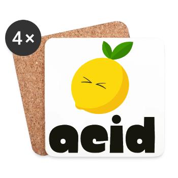 ACID - Coasters (set of 4) - white - Front