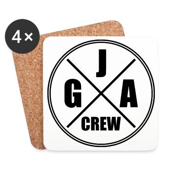Bachelor Crew Bachelor Party - Coasters (set of 4) - white - Front