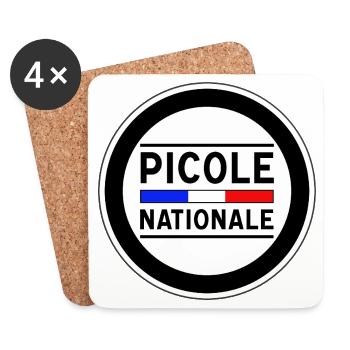 National Drinking Alley New Design - Coasters (set of 4) - white - Front