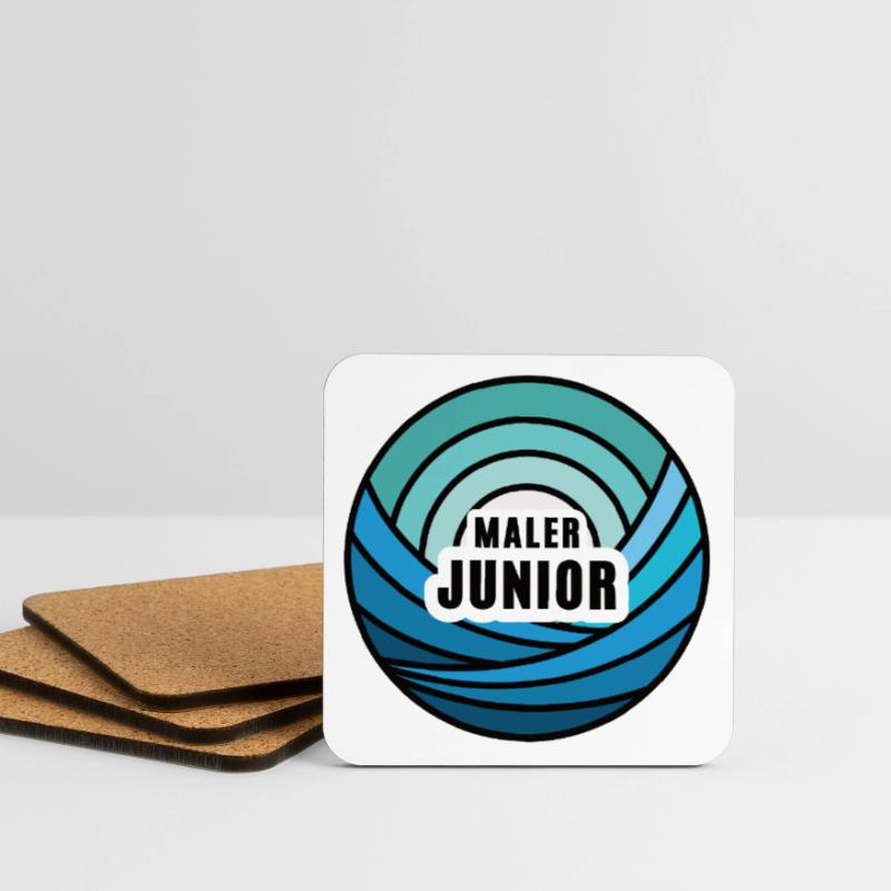 Junior Painter Apprentice Successor Child Painter's Son Coasters (set of 4)