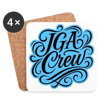 Bachelor Crew Bachelor Party - Coasters (set of 4) - white - Front