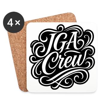 Bachelor Crew Bachelor Party - Coasters (set of 4) - white - Front
