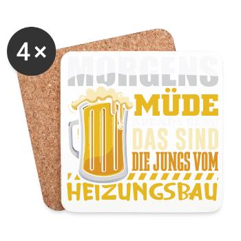 40th Birthday 40 Years Old Saying Gift - Coasters (set of 4) - white - Front