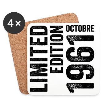 1961 - Coasters (set of 4) - white - Front
