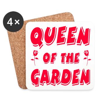 Garten - Untersetzer (4er-Set) - Weiß - Vorne