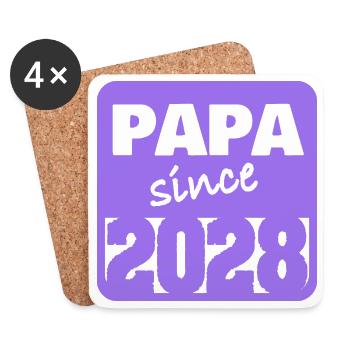 Father 2028 - Coasters (set of 4) - white - Front