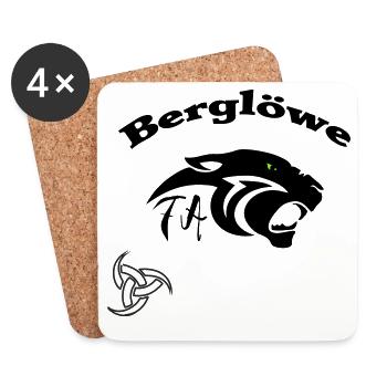 Berglöwe - Coasters (set of 4) - white - Front