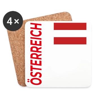 St. Pölten - Untersetzer (4er-Set) - Weiß - Vorne