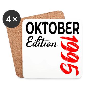 31. ANNIVERSAIRE 1995 OCTOBRE - Dessous de verre (lot de 4) - blanc - Devant