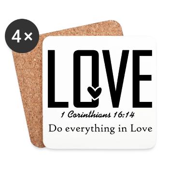 Design analysis missing – upload image again - Coasters (set of 4) - white - Front