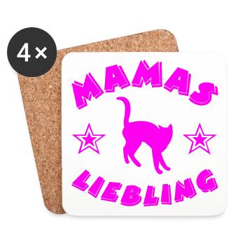 feline - Coasters (set of 4) - white - Front