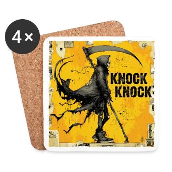 The Grim Reaper - Coasters (set of 4) - white - Front