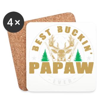 Hunter Gifts Hunting Hunting Hunter Exam - Coasters (set of 4) - white - Front