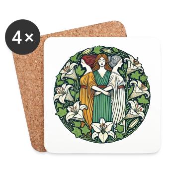 Triple Goddess - Coasters (set of 4) - white - Front